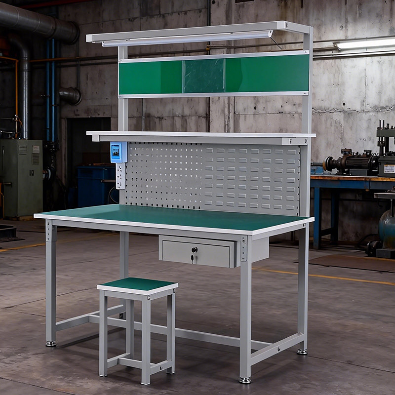 Electronics Repair Bench - Eenzijdige antistatische werkbank met verlichting, stofvrije