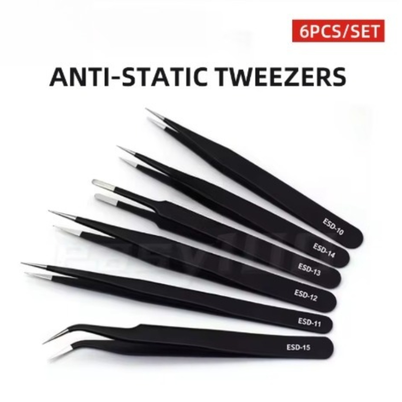 6 Stuks Precisie Pincet Set ES - Electronics Repair Workshop recensie en prijs