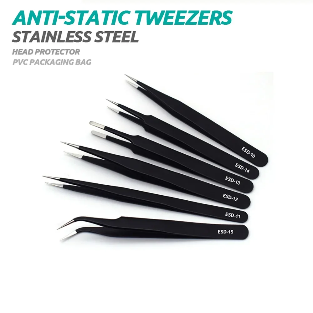 6 Stuks Precisie Pincet Set ES - Electronics Repair Workshop recensie en prijs